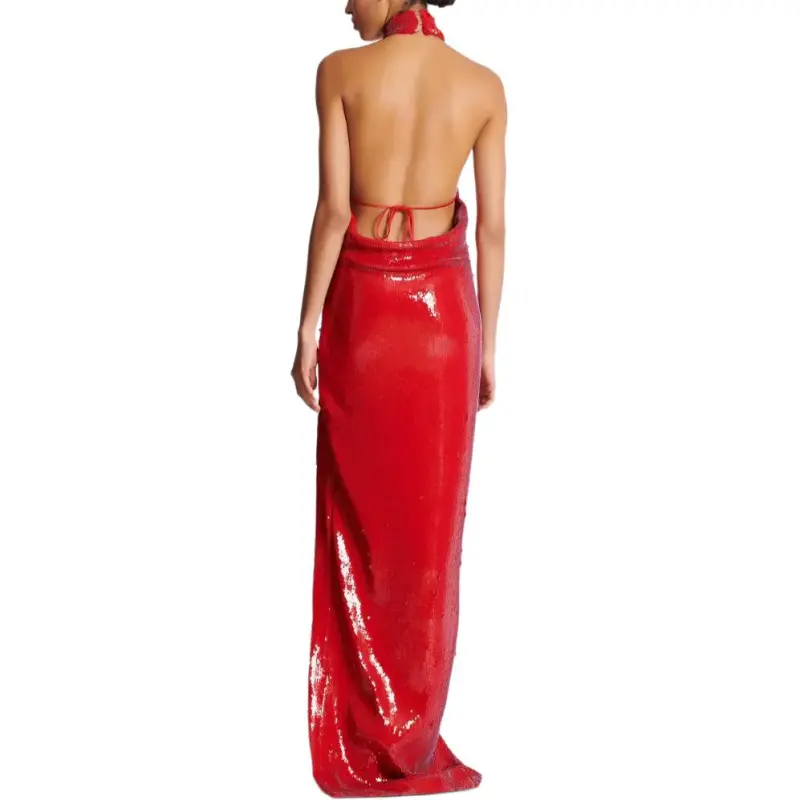 BALMAIN Sequined Maxi Dress-2