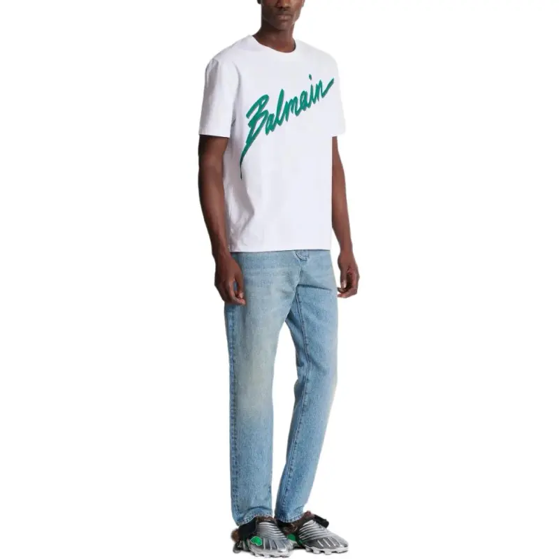 BALMAIN Cotton T shirt-5