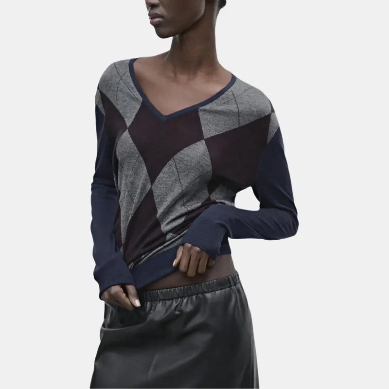 Massimo Dutti Knitwear Women's Blue-4