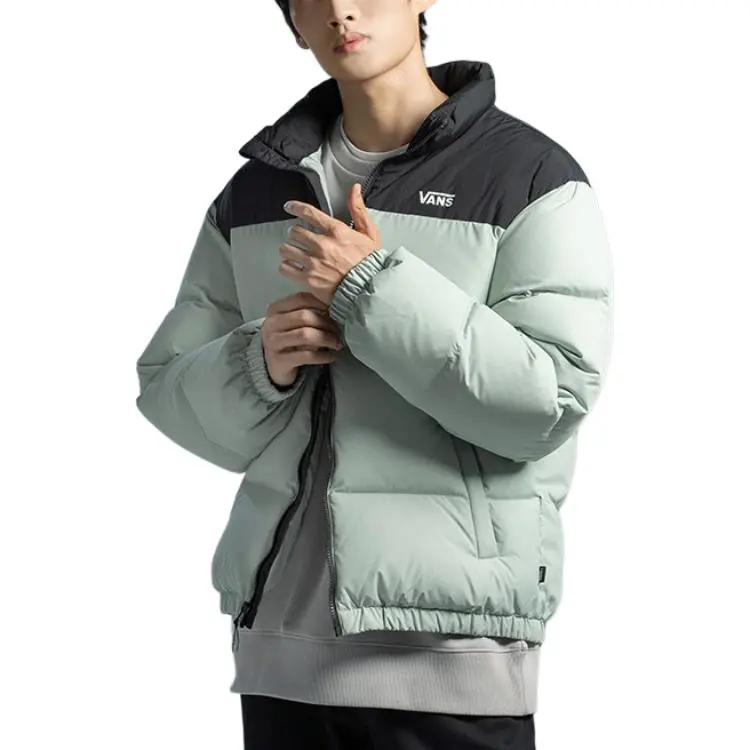 Vans Down Jacket Unisex Gray Green-4