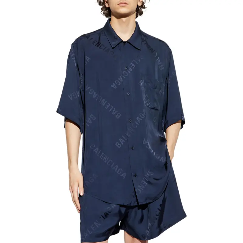 Balenciaga Short Sleeve Minimal Shirt-3
