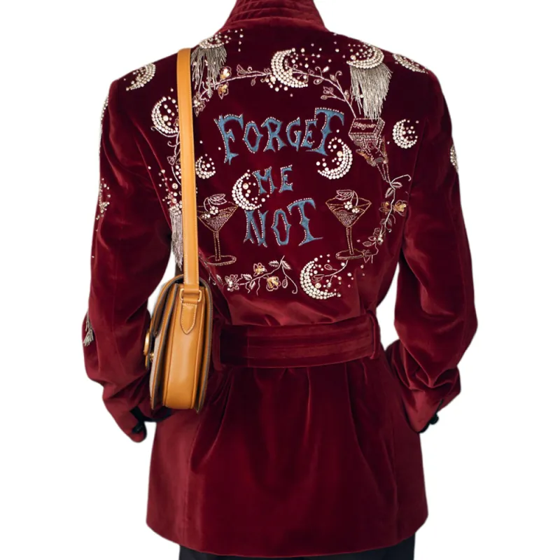 Valentino FW24 Jackets & Coats Men's Dark Red-4