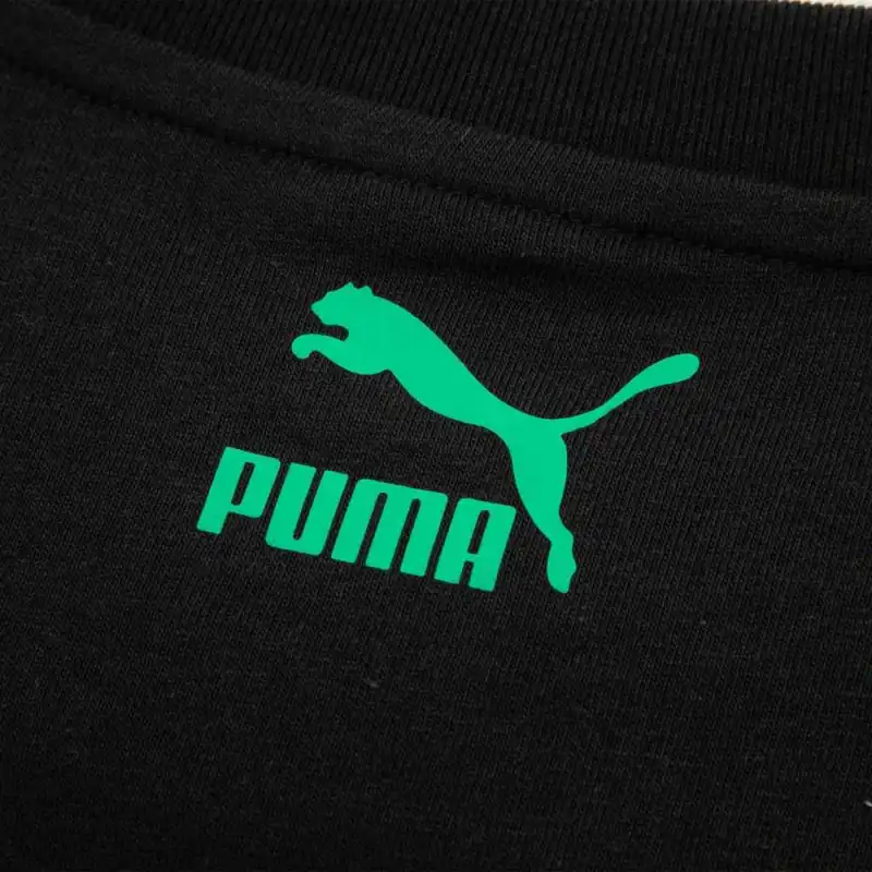 PUMA Set-in Sleeve T-Shirt Unisex Black-2
