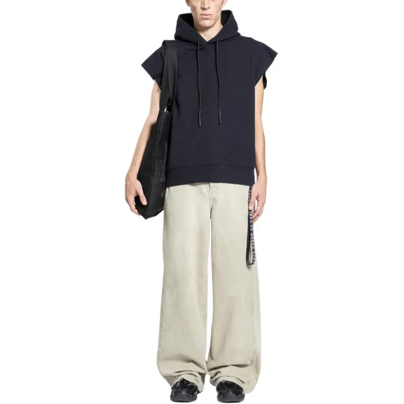 44 Label Group Sleeveless Hooded Sweater-3