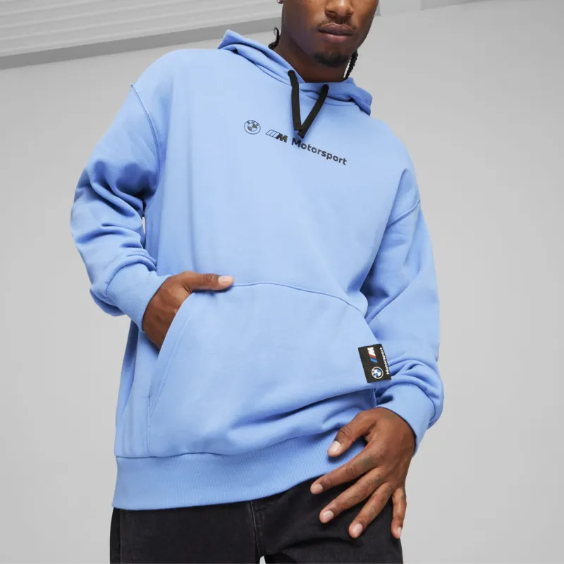 PUMA BMW M Motorsport Men's Graphic Hoodie Sweatshirt Men's Blue-3