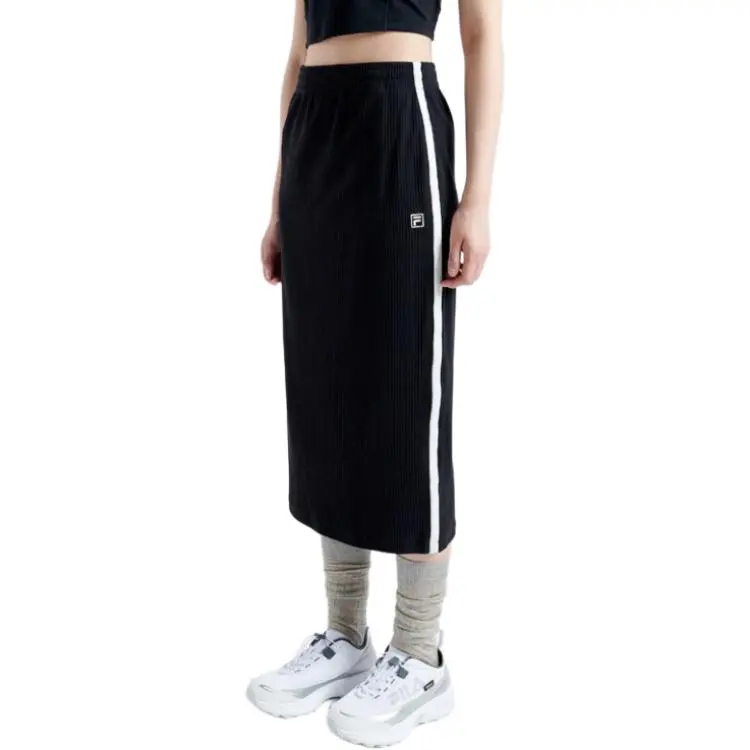 FILA Casual Long Skirt Women's Black-2