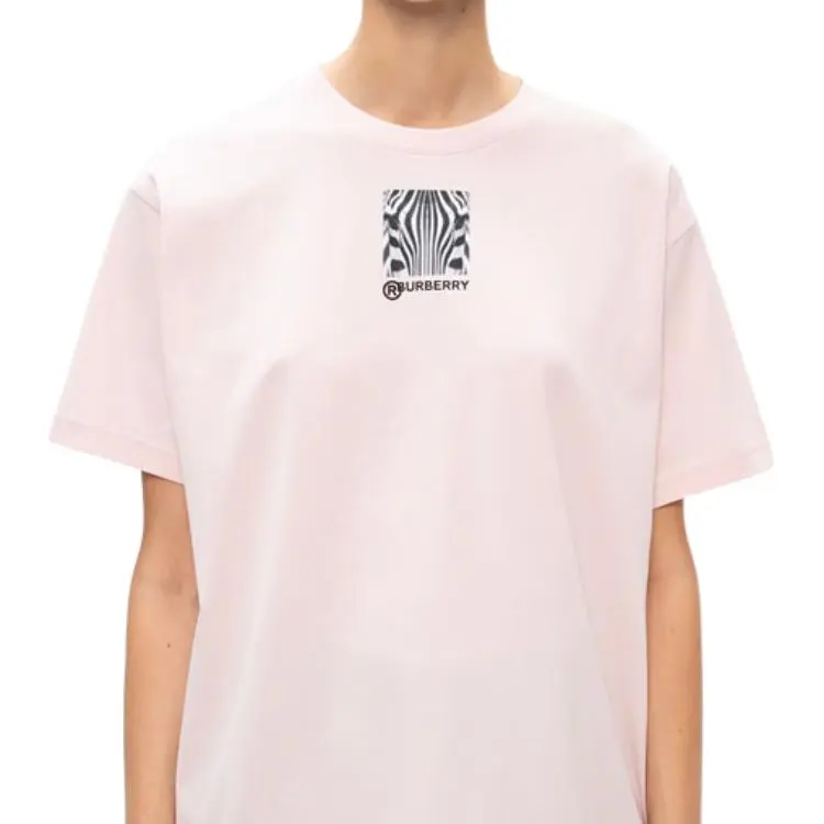 Burberry T Shirts Women's Pink-4