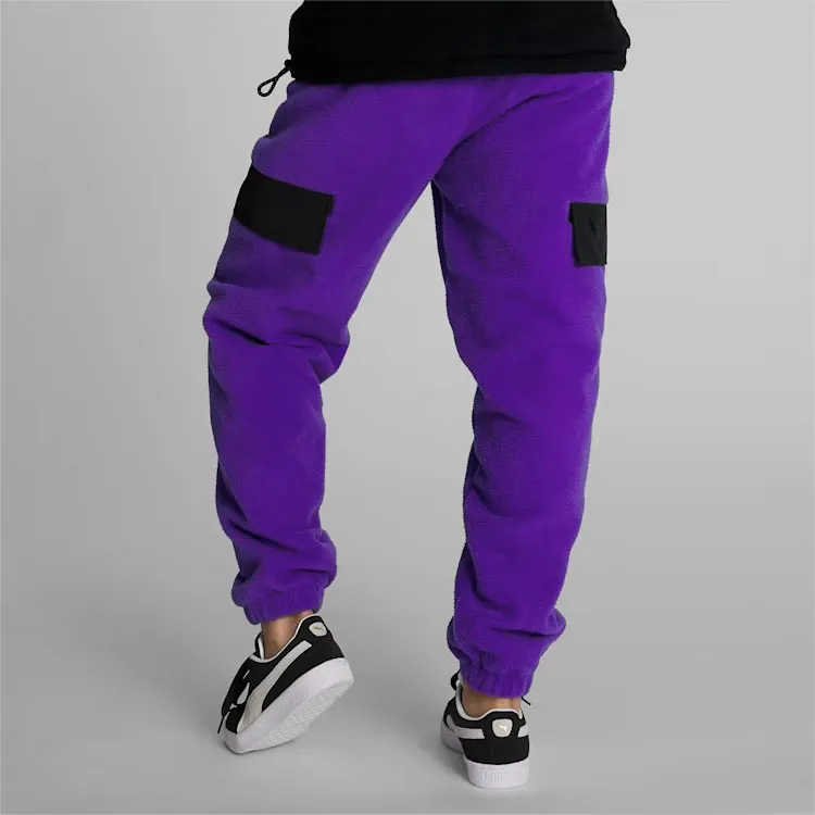 PUMA Ferrari Knitted Sweatpants Women's Blue-2