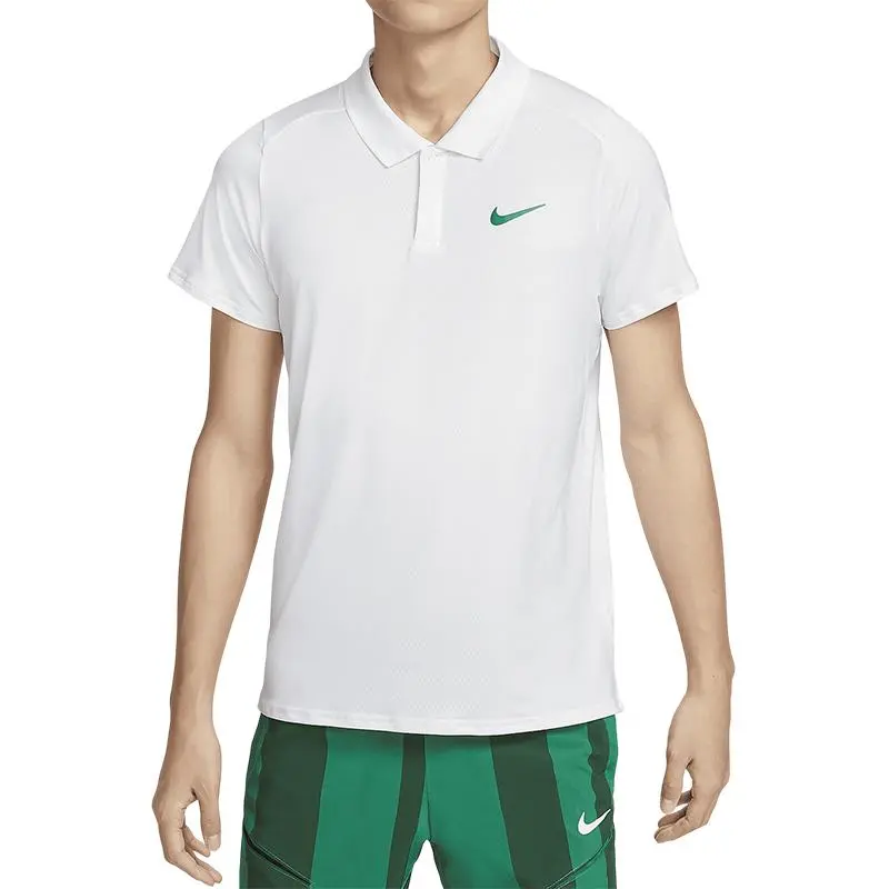 Nike Polo Shirts Men White-3