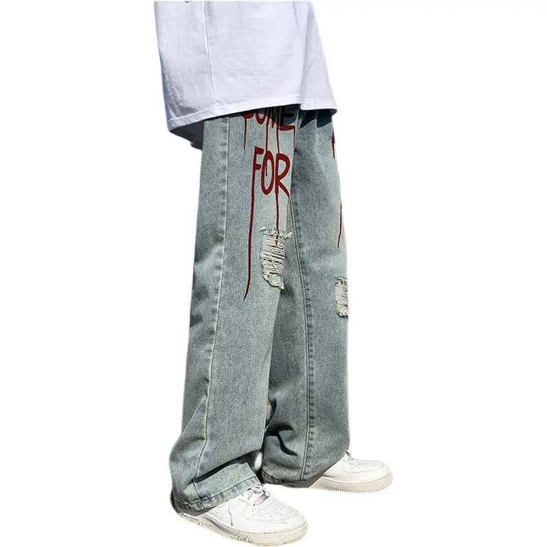 Concubine Zhu Jeans Men Blue-2