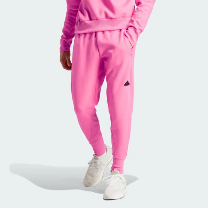 Adidas Casual Pants Men Pink-3