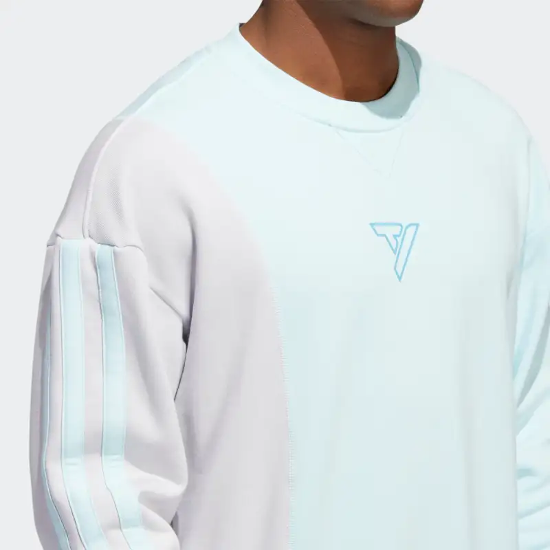 Adidas Sweatshirts Men Blue-4