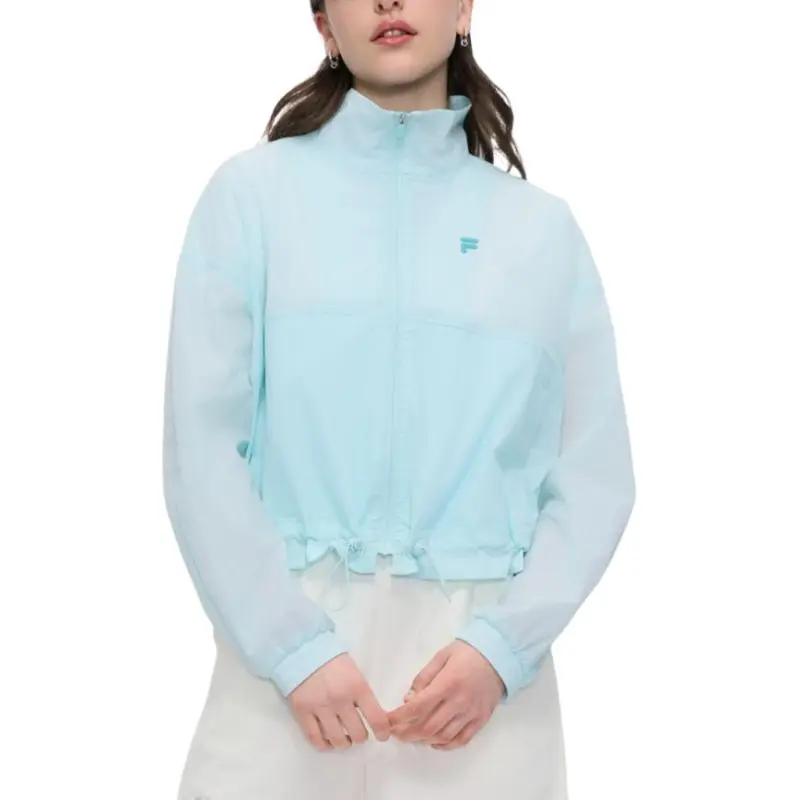 FILA FUSION Jacket Women's Light Aqua Blue-1