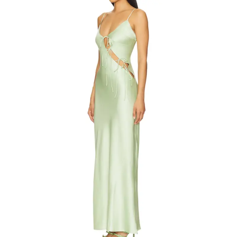 Lioness Slip Dress Women's Lime-2