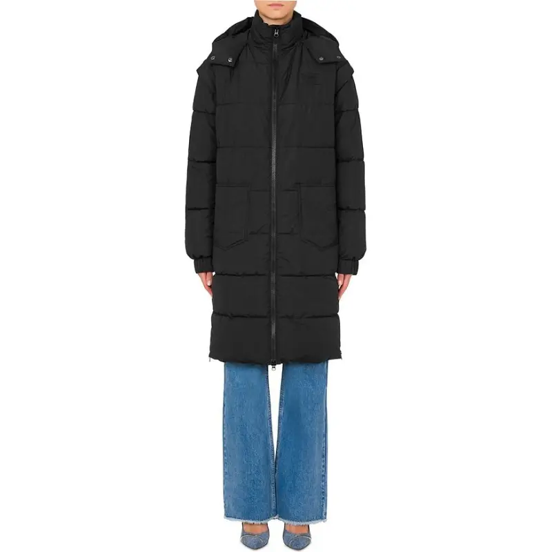 MOSCHINO Puffer Jacket Women's Black-3