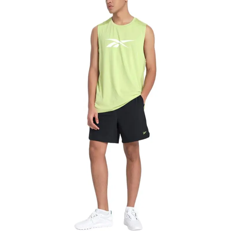 Reebok Tank Tops Men's Lime Green-1