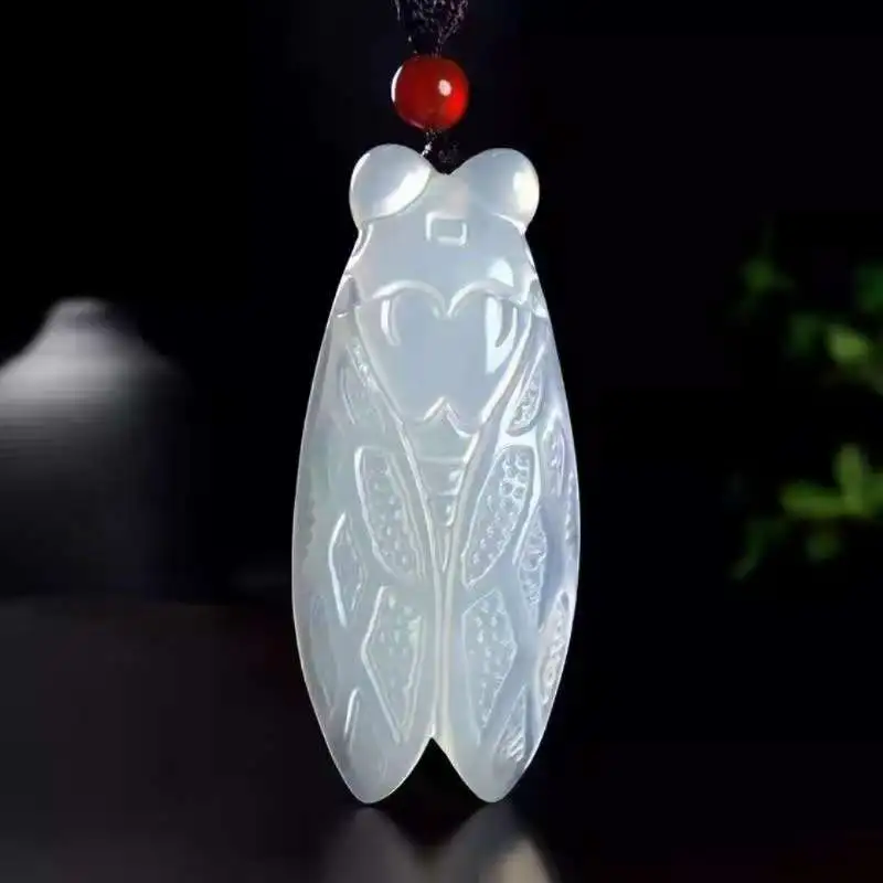JUNWEN Chalcedony Necklaces Unisex-5