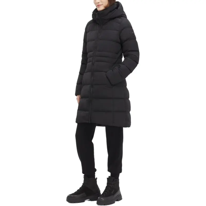 Canada Goose Zip Up Hooded Padded Parka-4