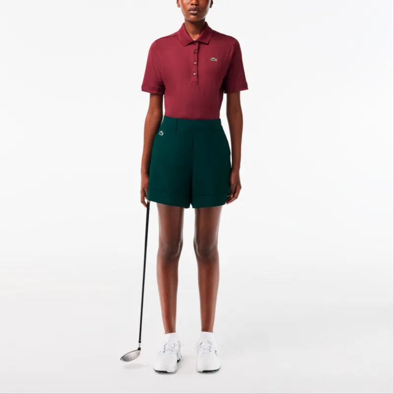 LACOSTE Casual Shorts Women's Green-4
