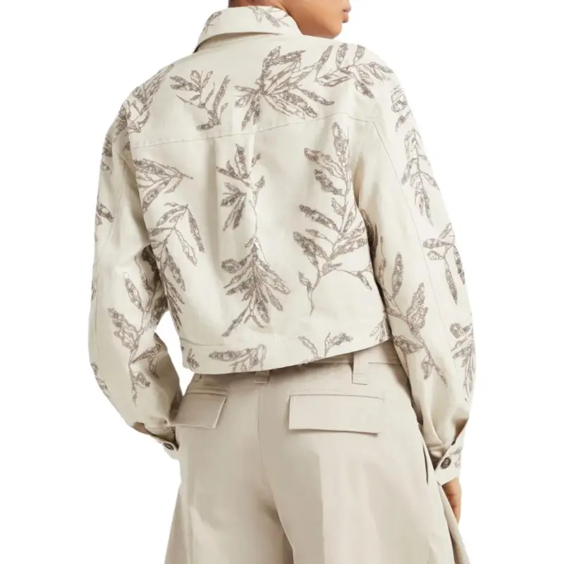 Brunello Cucinelli Flora Embroidered Jacket-3
