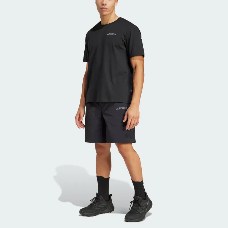 Adidas Terre POLYGIENE GRAPHIC T Shirt Men's Black-4