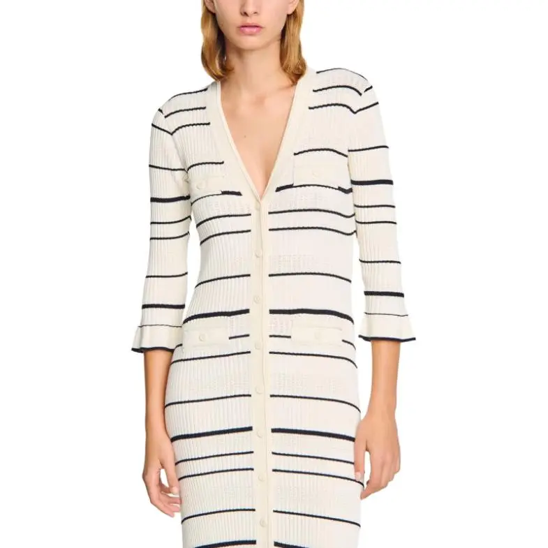 Sandro Knitted Maxi Dress-4