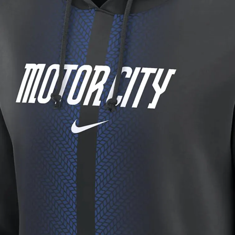 Nike x MLB Detroit Tigers Authentic Collection City Connect Practice Sweatshirt Women's Marine Blue-2