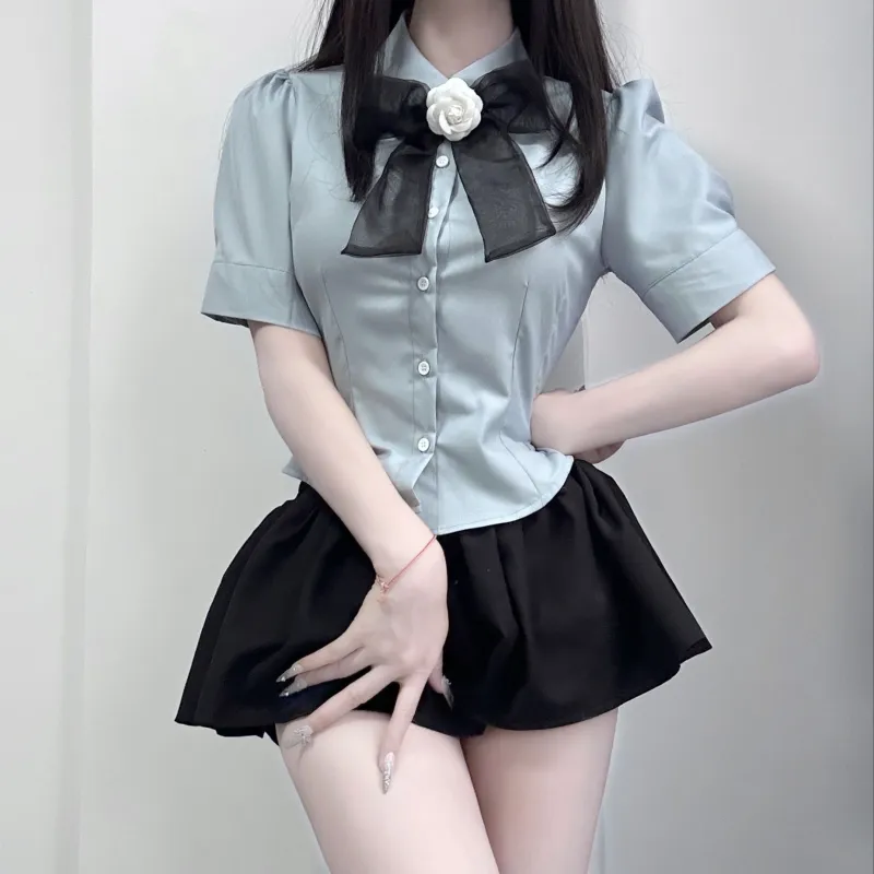 Shirts Women's Blue-7
