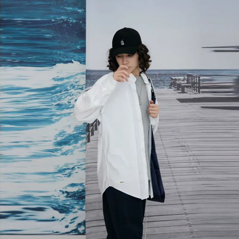 Nautica White Sail Shirts Men White-4