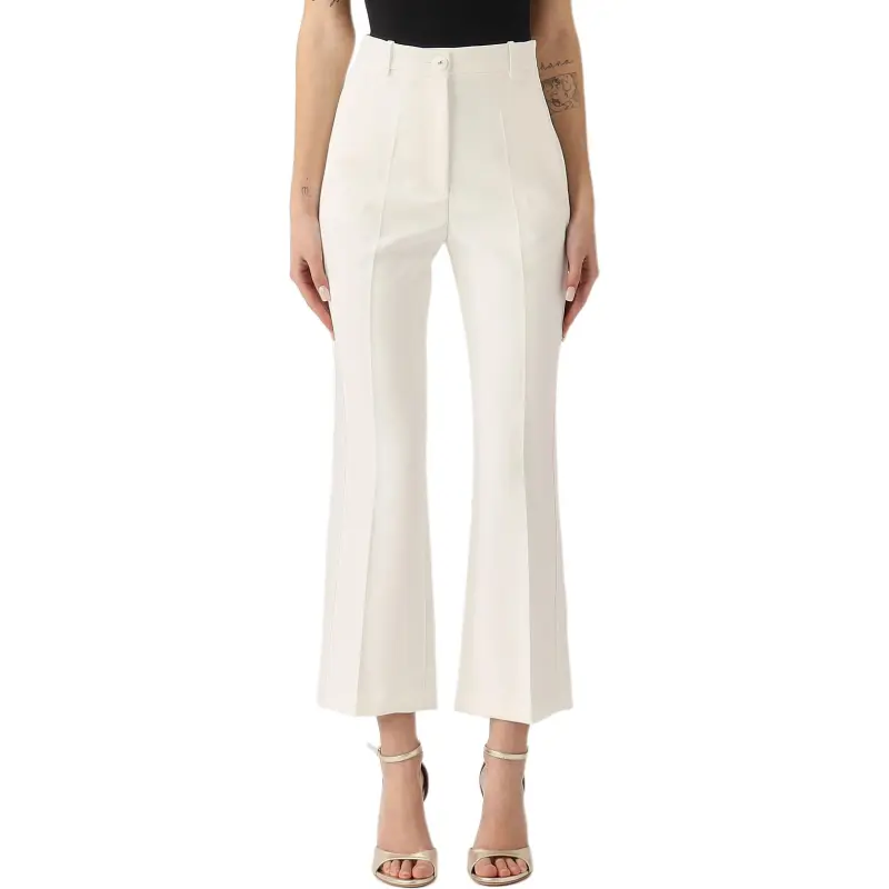 Elisabetta Franchi Satin Banded Crepe Tuxedo Trousers-2