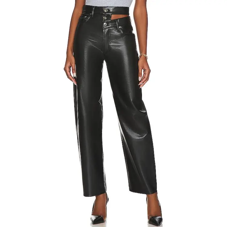 AGOLDE Broken Waistband Straight-leg Trousers-1