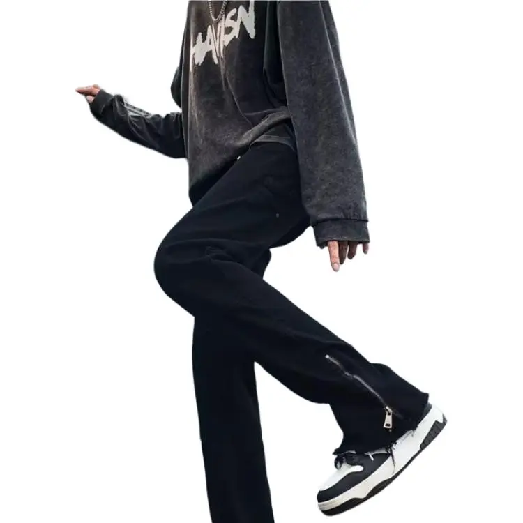 IJRJ Jeans Unisex Black-2