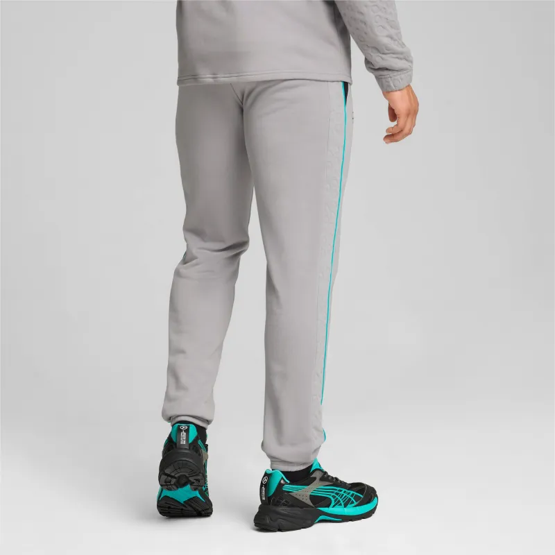 PUMA Mercedes AMG-Petronas F1 SS24 Knitted Sports Pants Men's Gray-3