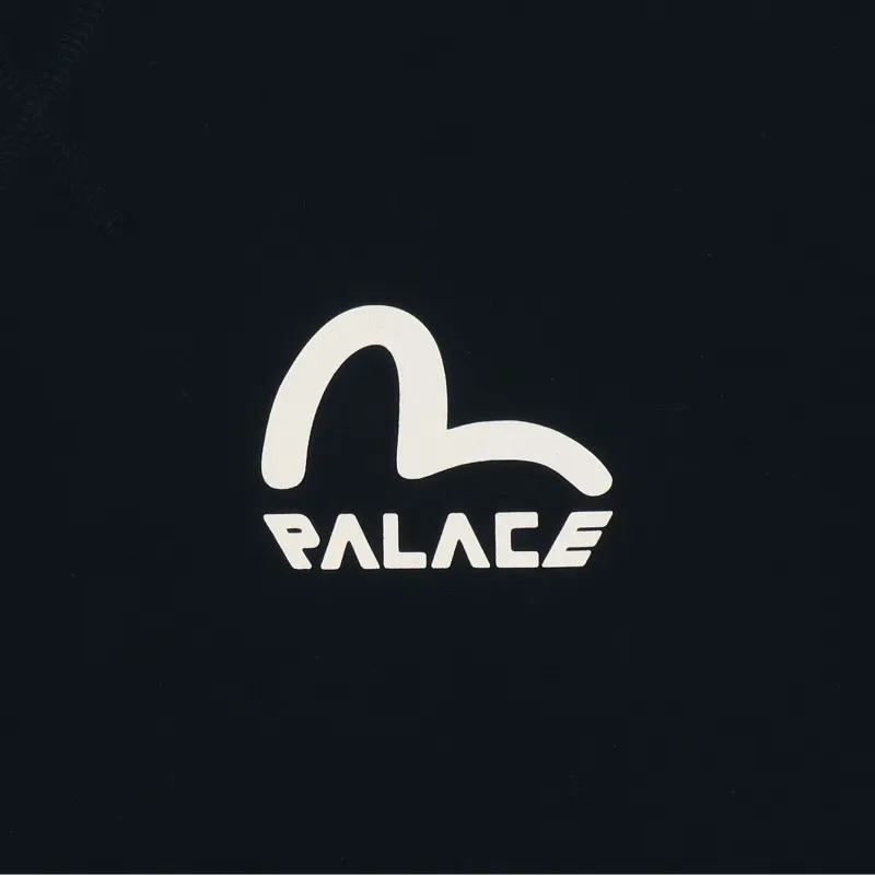 Evisu X PALACE T Shirts Unisex Black-3