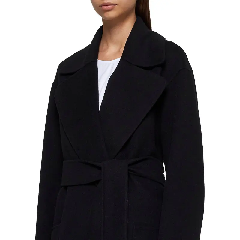 SportMax Veleno Belted Long Sleeved Coat-3