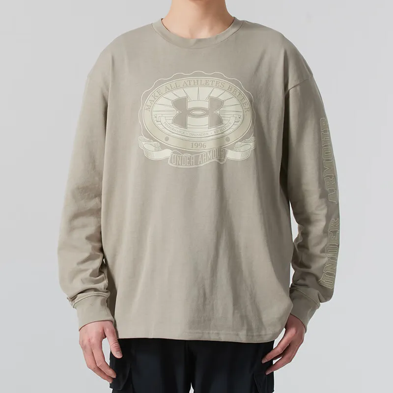 Under Armour Sweatshirt Men's Khaki-1