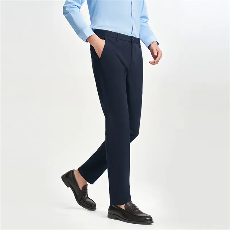 Wit Casual Pants Men's Dark Blue-5