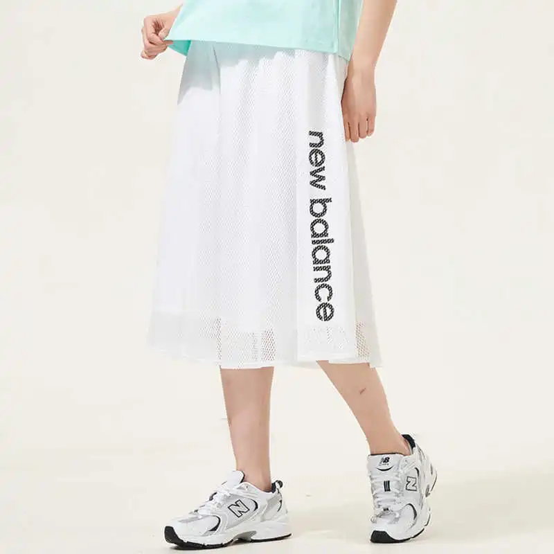 New Balance Casual Long Skirts Women's White-2