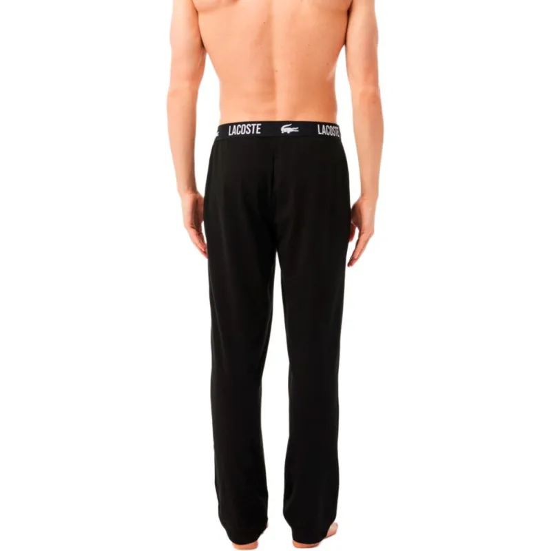 LACOSTE Pajama Pants Men's Black-2
