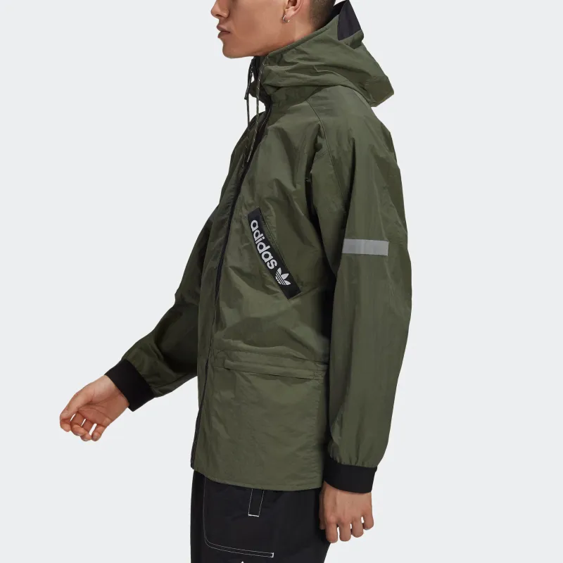 Adidas Originals Jackets Men Basic Green-5