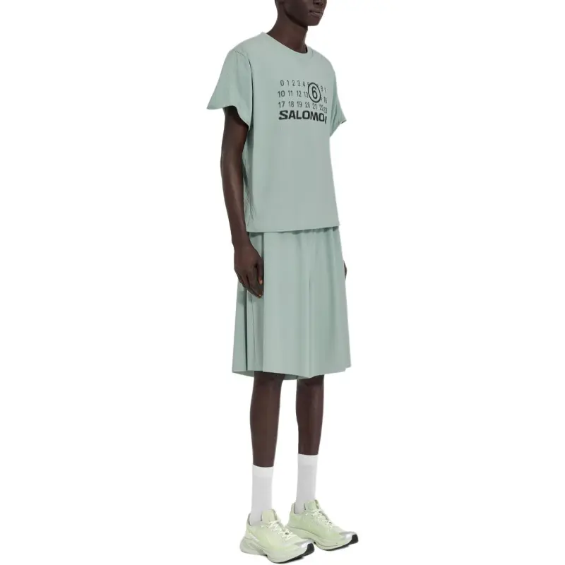 MM6 Maison Margiela X Salomon X Salomon Numbers print T shirt-2