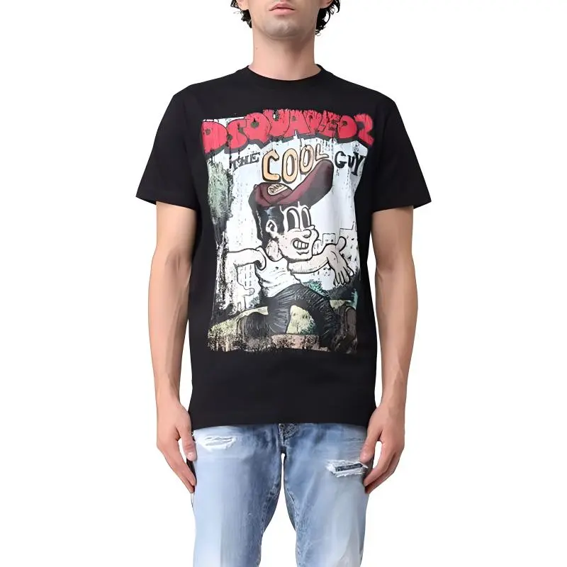 DSQUARED 2 Cigarette Crewneck T Shirt-3