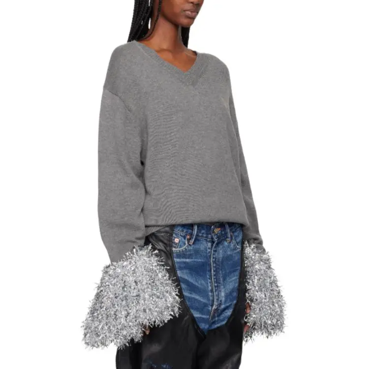 Doublet Sweaters Women's Gray-2