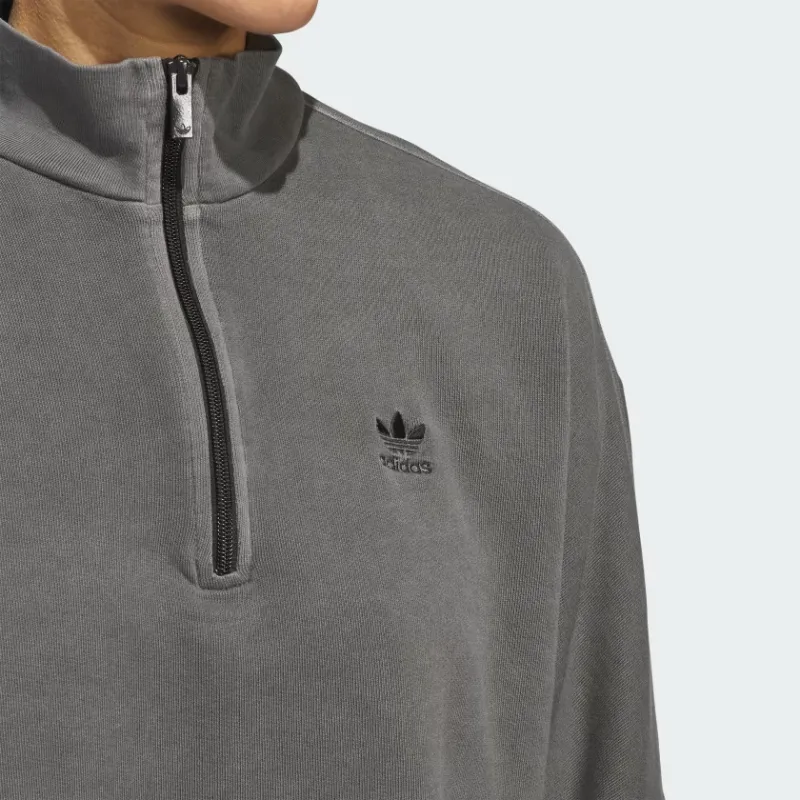 Adidas Originals Essential Essentials+ Sweatshirt Women's Gray-4