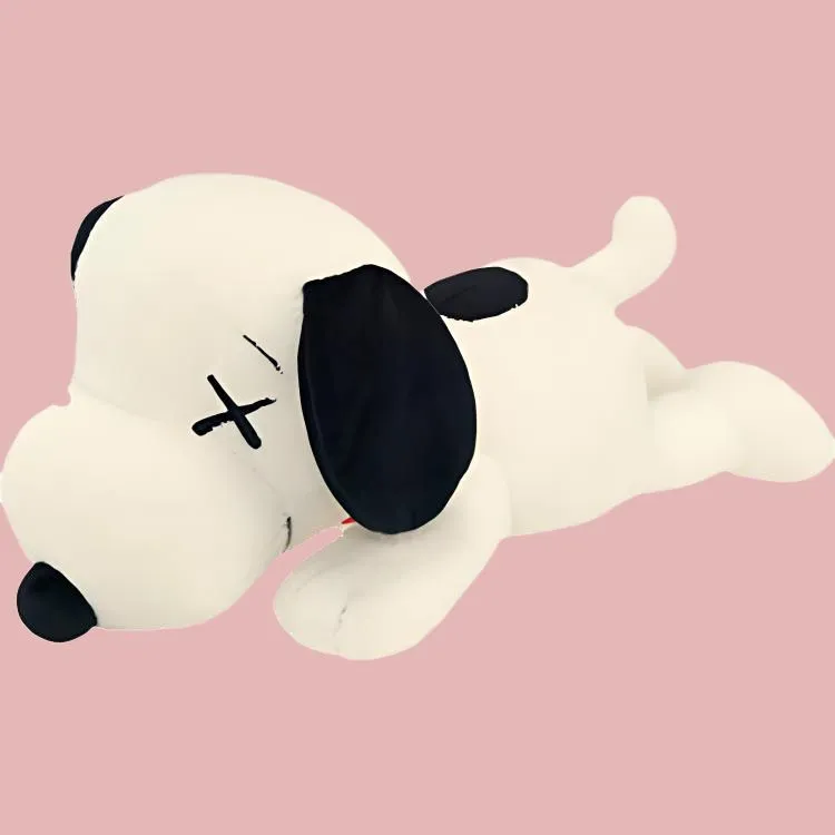 UNIQLO x KAWS X SNOOPY Three Party Collaboration Dolls Plush Doll 27cm/55cm Height-4