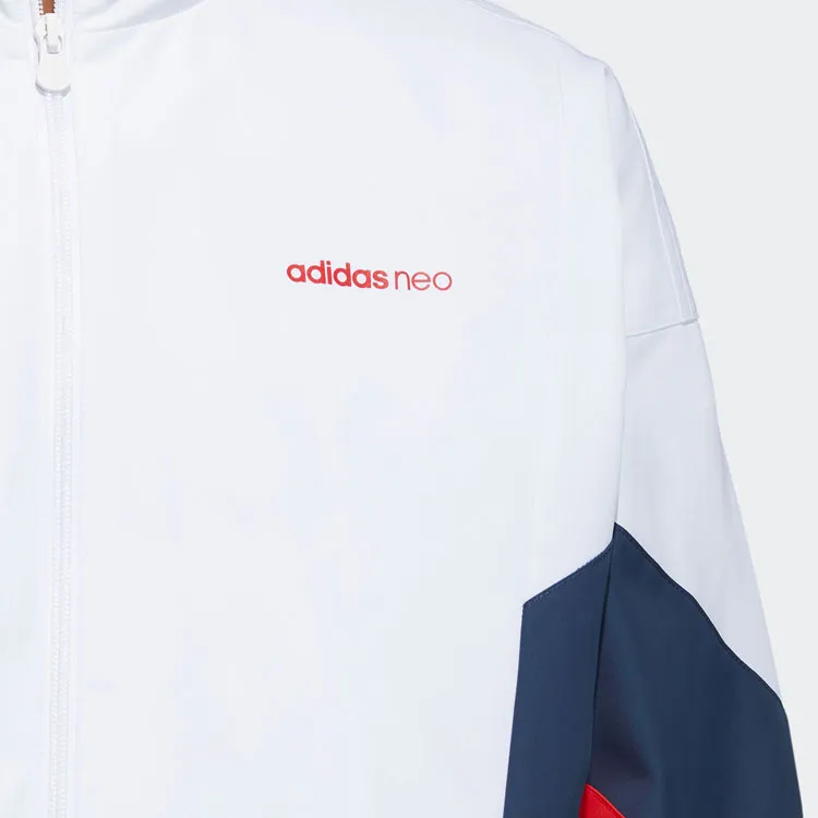 Adidas Neo Jackets Men White Red Blue-4