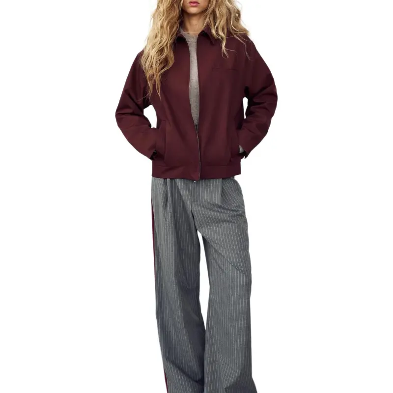 ZARA Jackets Women's Red-2