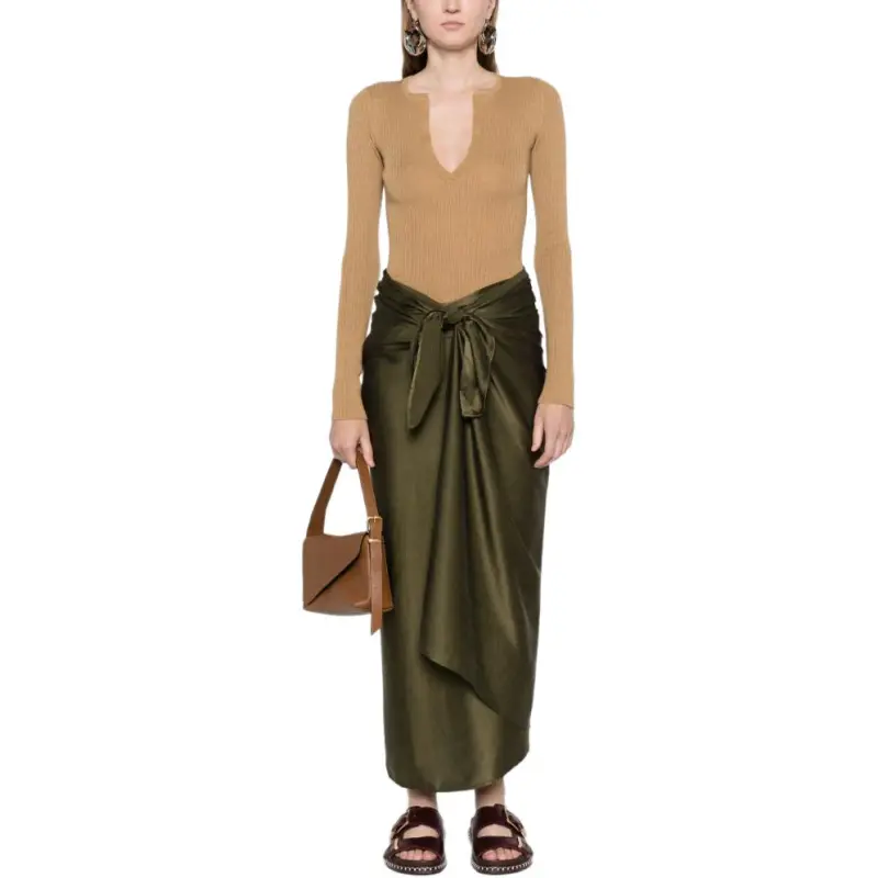 MaxMara Urlo Ribbed Long Sleeve Sweater-4