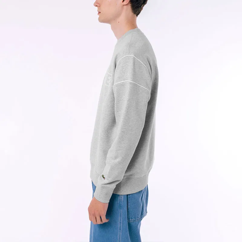 LACOSTE Sweatshirts Men Gray-4