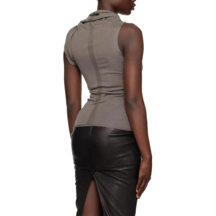 RICK OWENS/RO Tank Tops Women's Gray-1